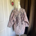 Marketplace India Reversible Kantha Kimono Jacket Boho Fair Trade Bohemian Coat