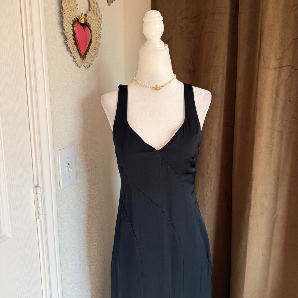 Hugo Boss Donabelli Black Evening Gown Dress Brand NWT Size US 2 / EU 34