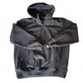 Carhartt Rain Defender Quarter Zip Hoodie Sz XL Men's Black Original Fit