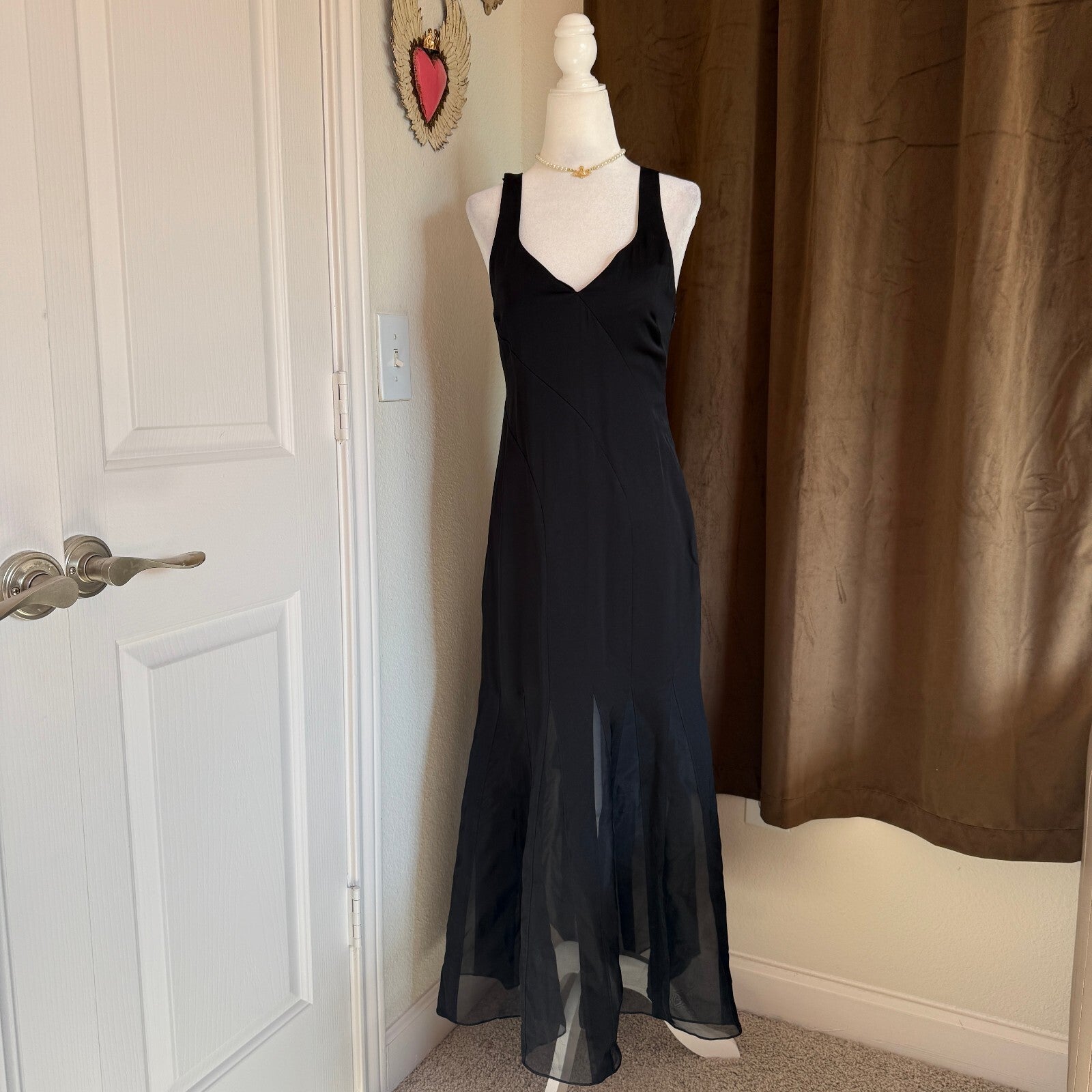 Hugo Boss Donabelli Black Evening Gown Dress Brand NWT Size US 2 / EU 34