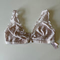 Victoria's Secret Lace Bralette Baby Pink Coquette Sz Medium DD Lace Lingerie