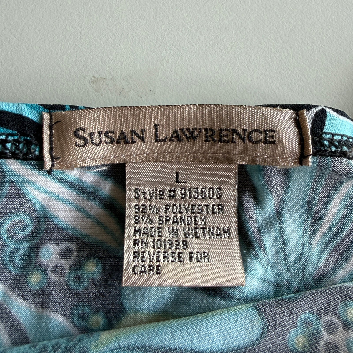 Vintage Susan Lawrence Blue Floral Midi Skirt Y2K Fairycore Whimsigoth 90s
