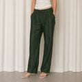 Anne Pinkerton Vintage 1990s Women's Linen Striped Trousers