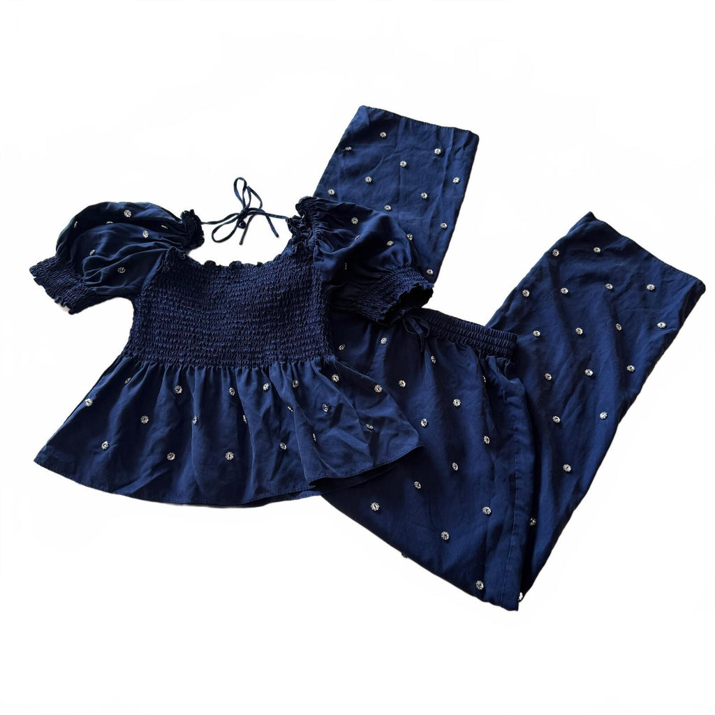 Hill House Jewel Matching Sequin Puff Sleeve Viral Set XS NWT from TheRealReal
