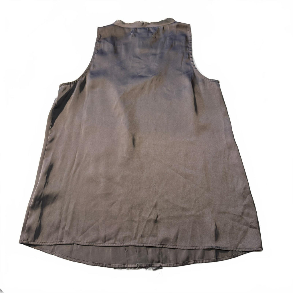 Calvin Klein Jeans Coquette Ruffled Detail Silky Sleeveless Tank Back to School