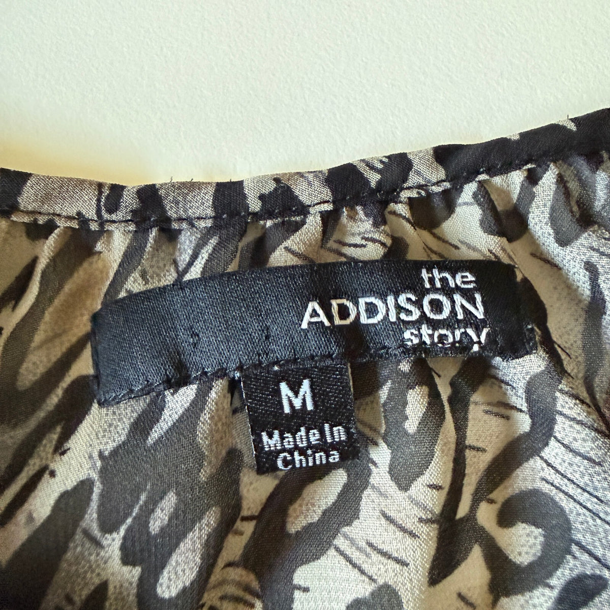 The Addison Story Leopard Print Sheer Cami Swing Top Grunge Y2K Cybergoth M