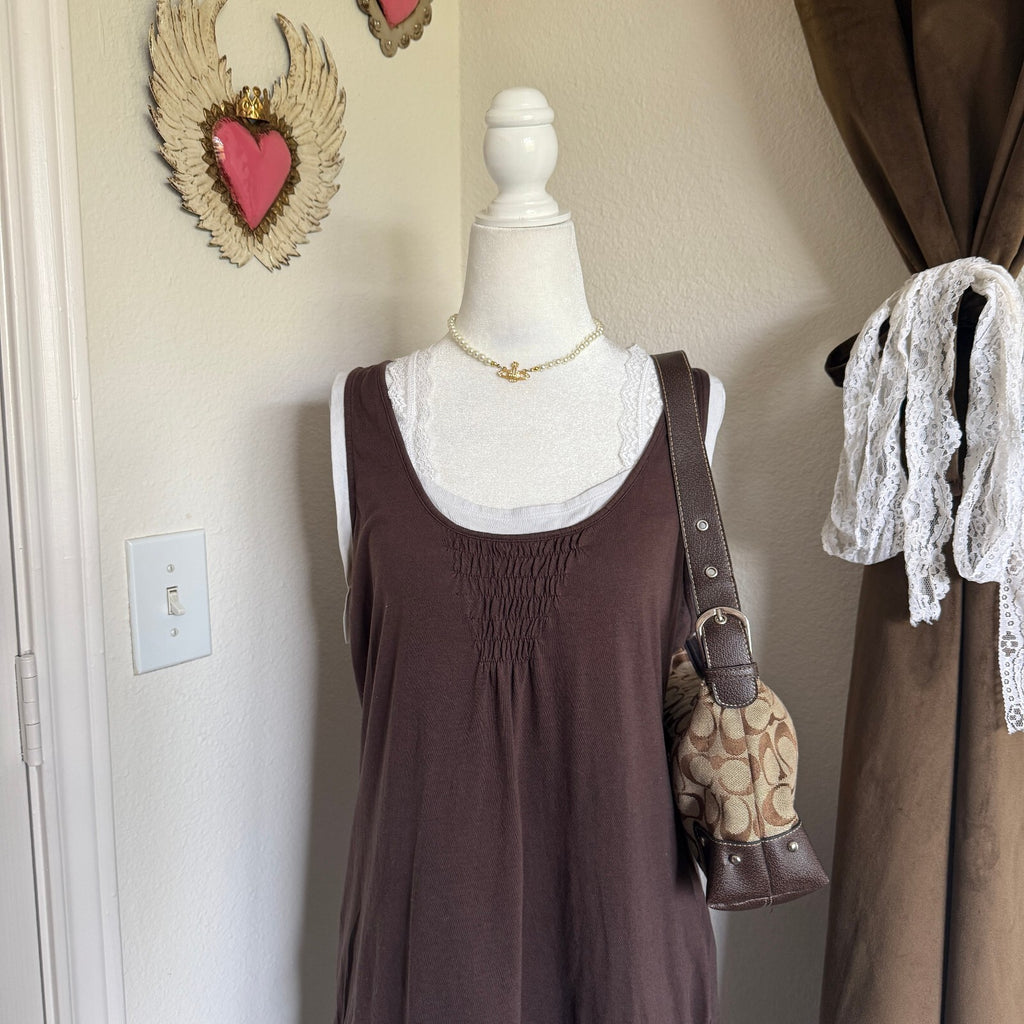 Lane Bryant Bella Swan 2000s Layered Relaxed Fit Sleeveless Tank Top 14/16W