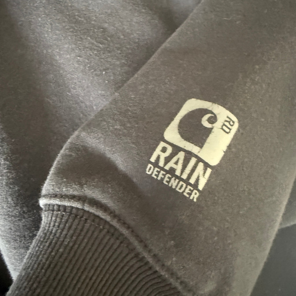 Carhartt Rain Defender Quarter Zip Hoodie Sz XL Men's Black Original Fit