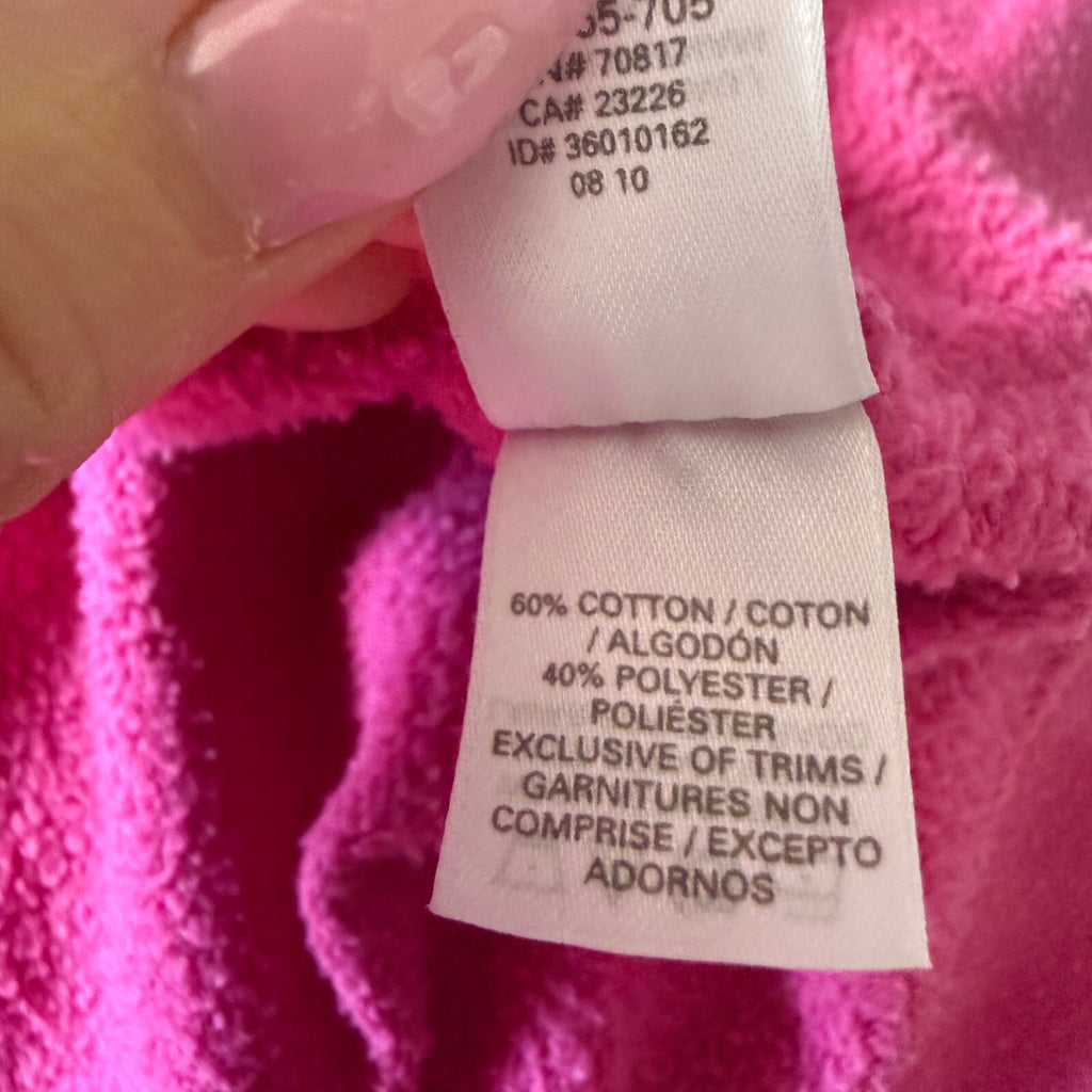 Victoria's Secret Hot Pink Belted Velour Robe Y2K Coquette Girly Dressing Gown