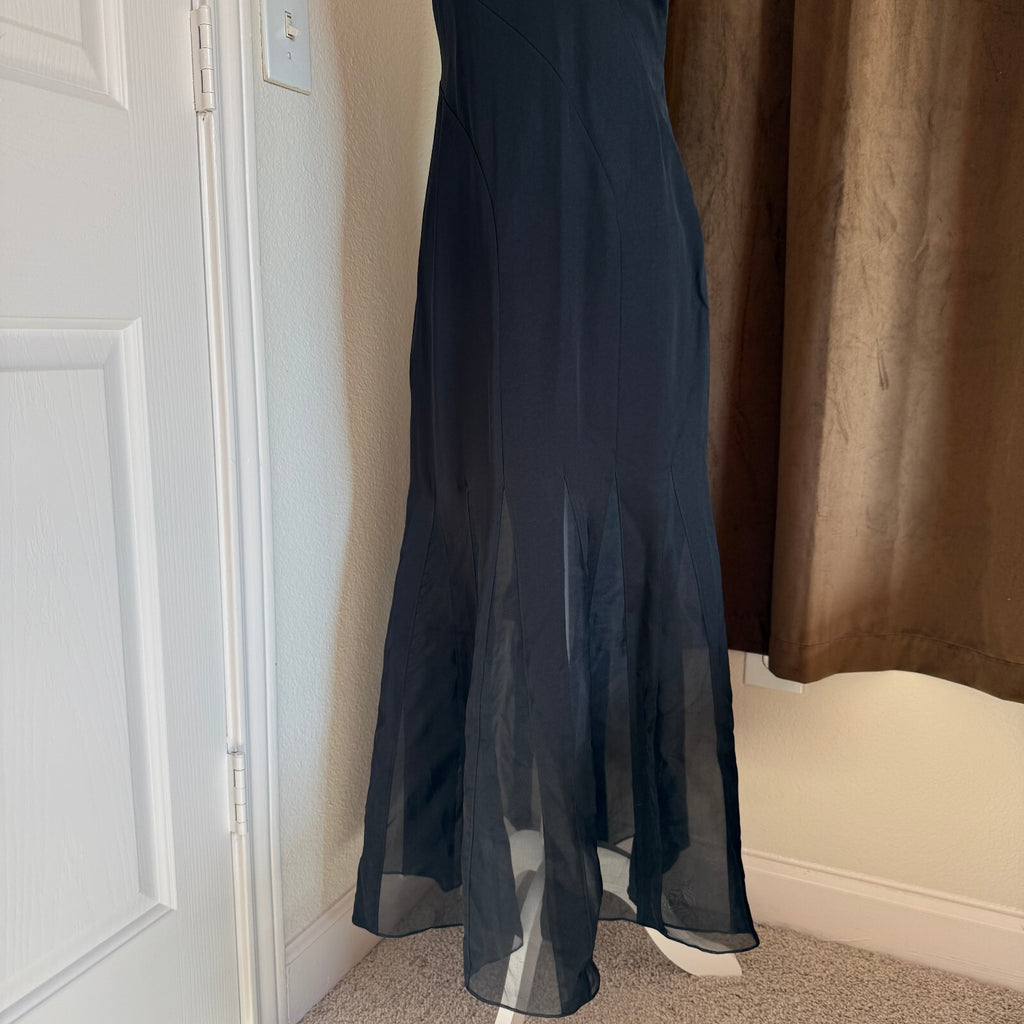 Hugo Boss Donabelli Black Evening Gown Dress Brand NWT Size US 2 / EU 34