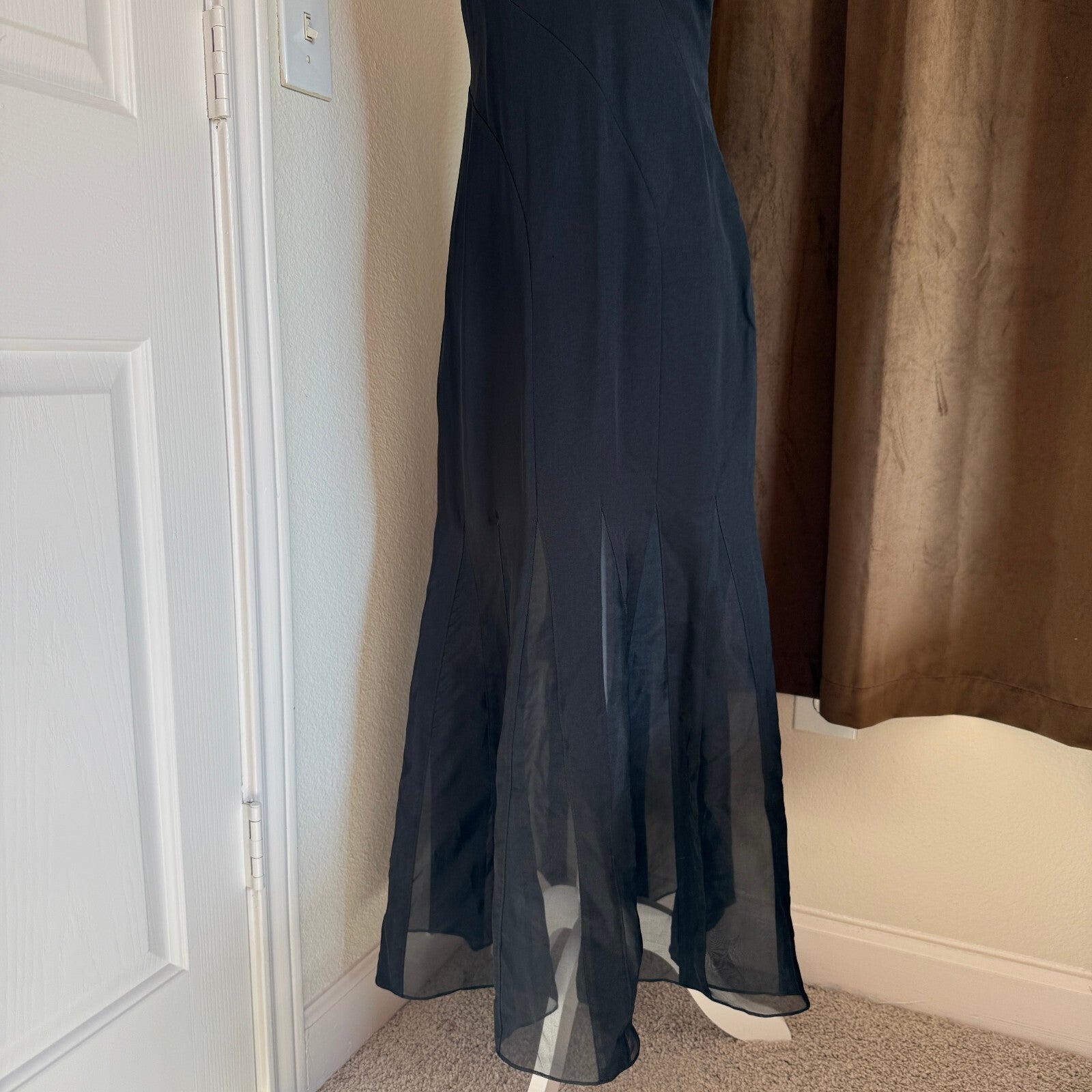 Hugo Boss Donabelli Black Evening Gown Dress Brand NWT Size US 2 / EU 34