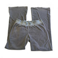 Miss Me Y2K Women's Medium Gray Velour Lounge Pants with Elastic Waistband