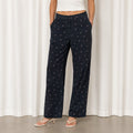 Y2K Style & Co Cotton Black Floral Printed Trousers Women's Size 4