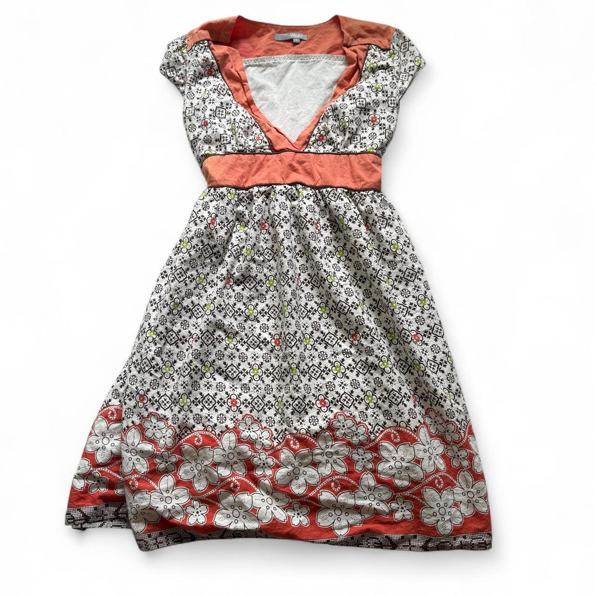 Minuet Floral Tie Detail Dress Y2K Cottagecore Coquette