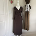 BCBG Paris Long Wrap Detail Dress