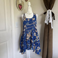 Free People Intimates Flowy Floral Swing Slip Dress 2010s Twee Bohemian Hippie