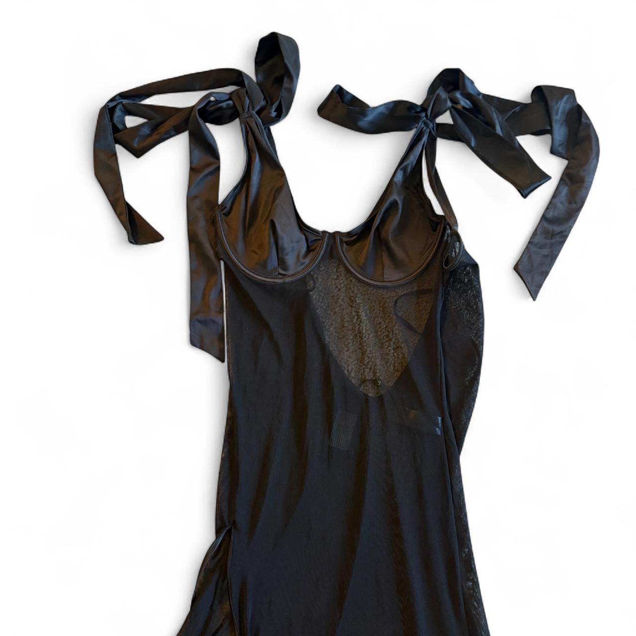 NWT Rare Frederick’s of Hollywood Sheer Melrose Maxi Dress