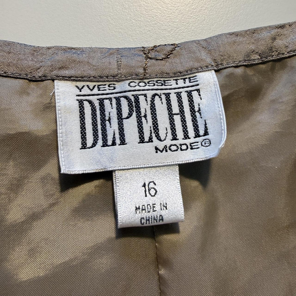 Yves Cassette Depeche Mode Vintage Sequin Silk Trousers