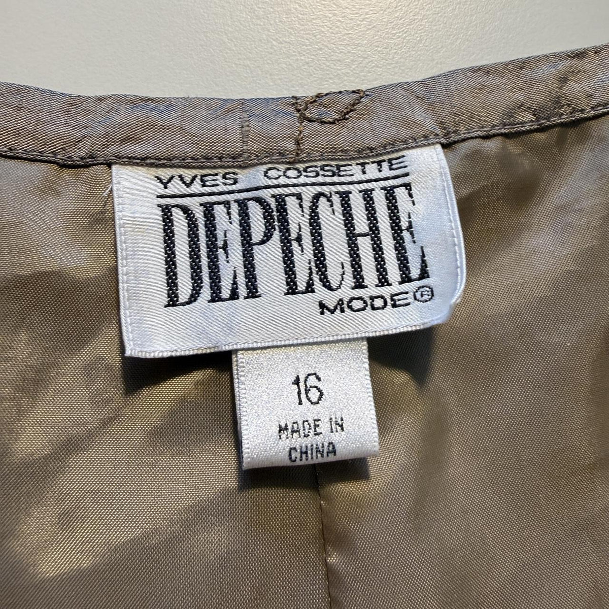 Yves Cassette Depeche Mode Vintage Sequin Silk Trousers