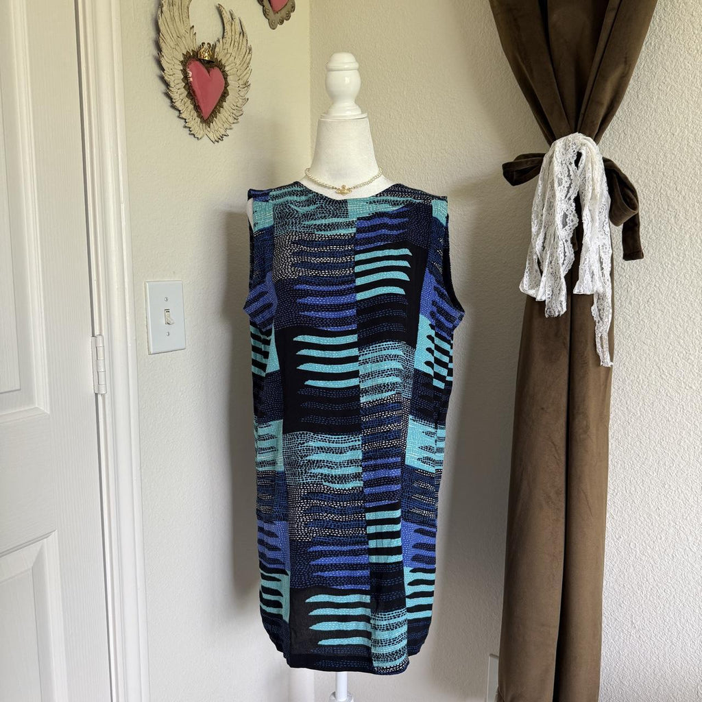 Mara Hoffman Geometric Chic Vintage Mini Dress