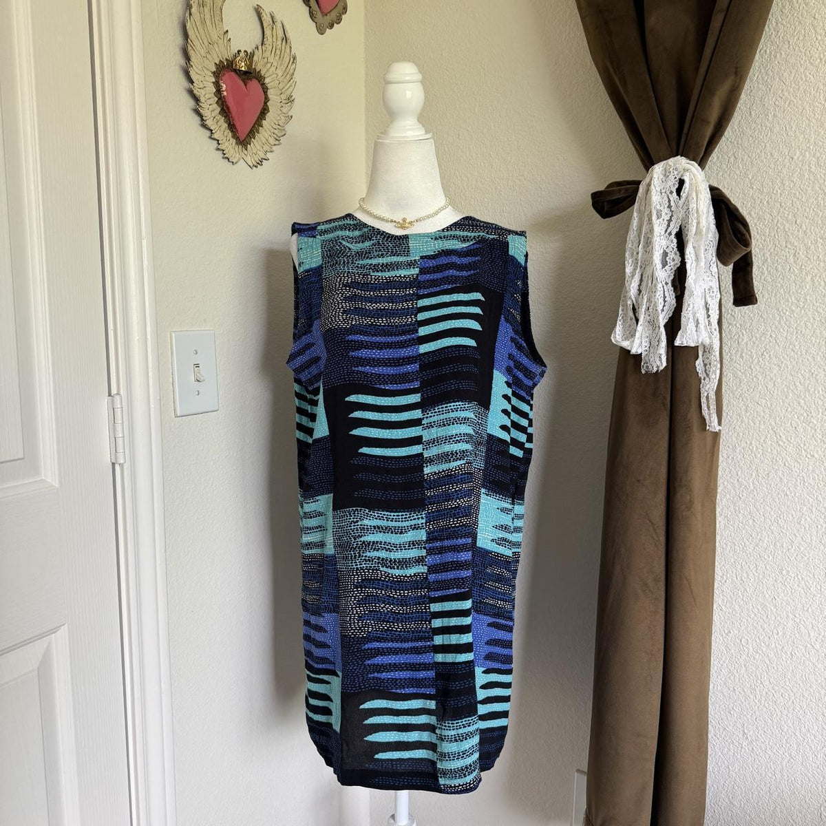 Mara Hoffman Geometric Chic Vintage Mini Dress