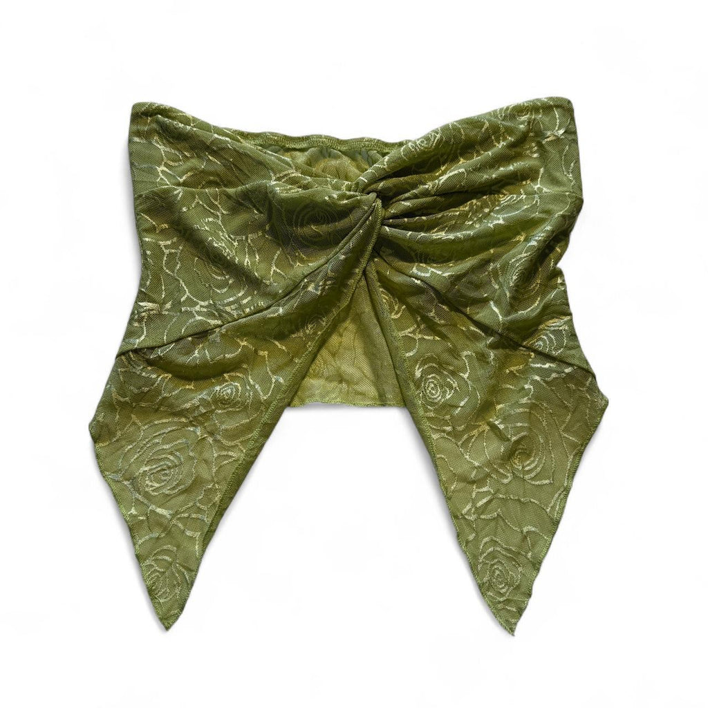 Fairycore Green Crop Top Whimsical