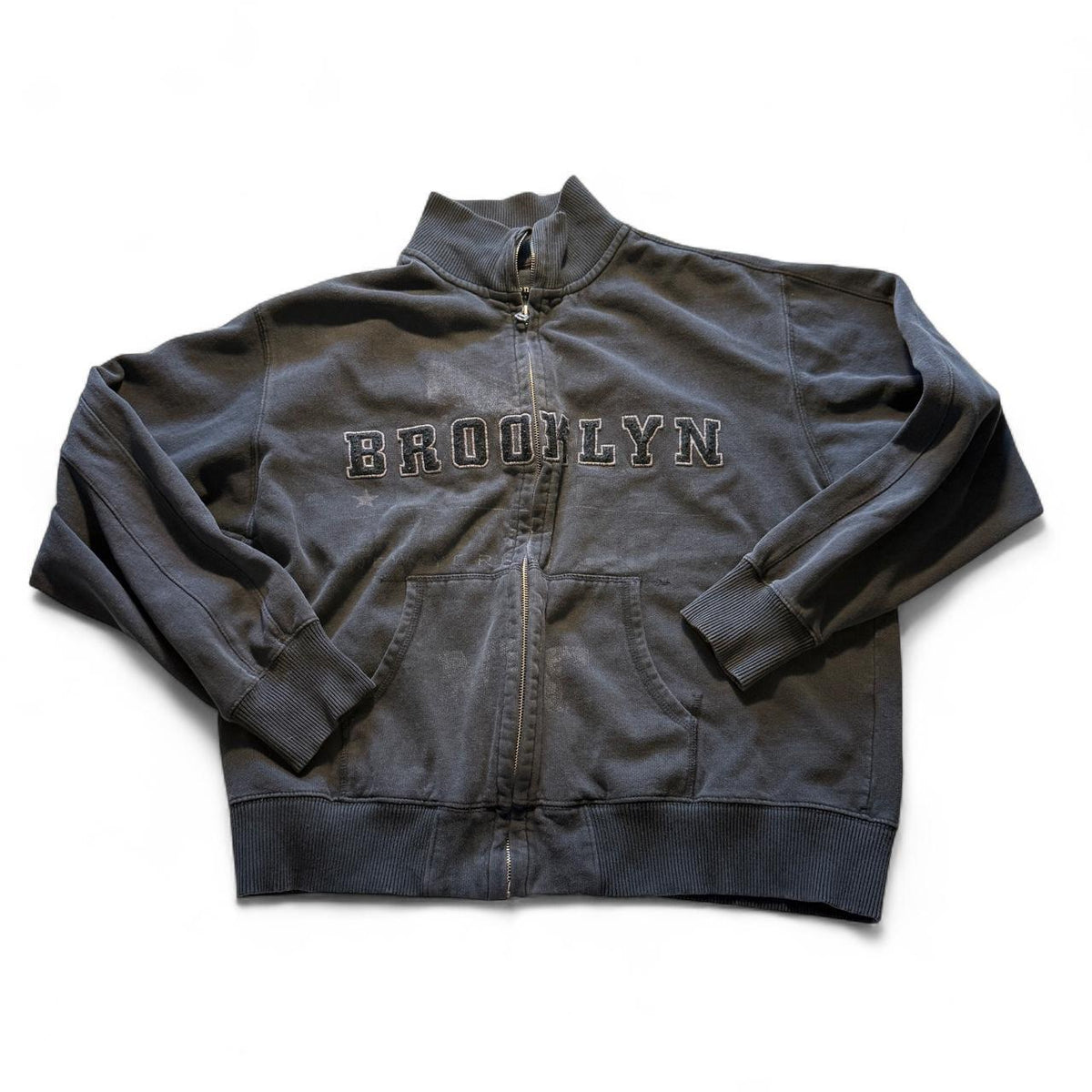 Sonoma Brooklyn Boxers Zip Up Jacket Fall Layering Cotton Blend