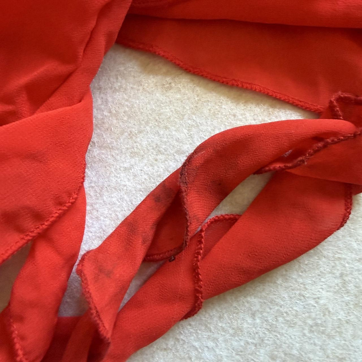 Fashion Nova Red Ruffles and Roses Mini Dress Size Medium