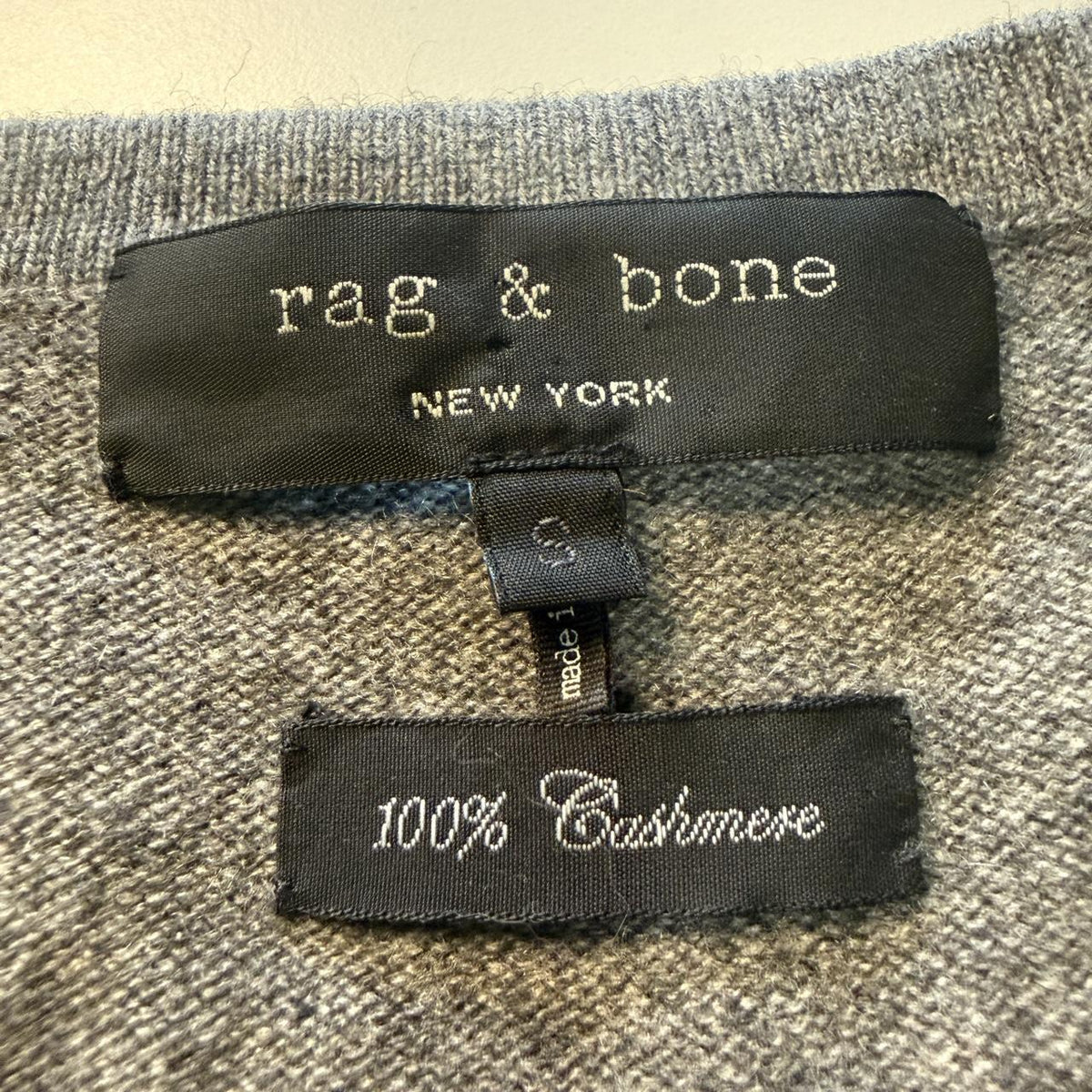 Rag & Bone Cashmere Knit Sweater Dress Cozy Fall Quiet Luxury Office School