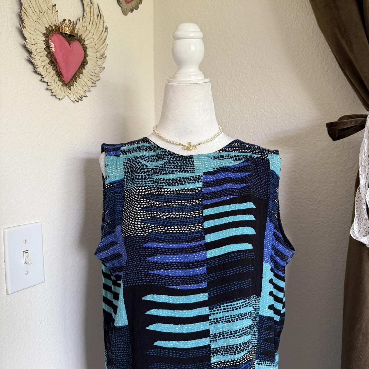 Mara Hoffman Geometric Chic Vintage Mini Dress