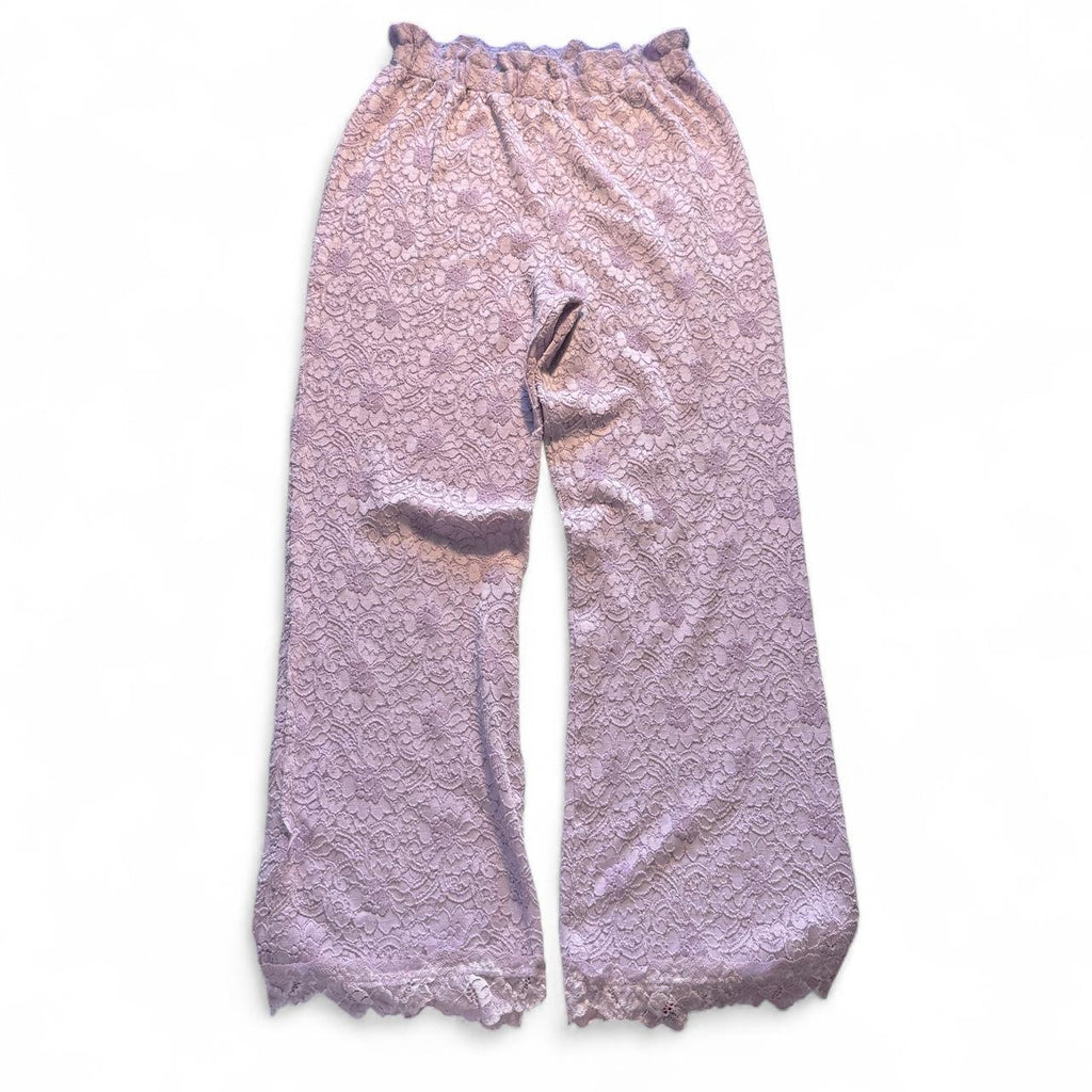 Free People Intimates Lilac Lace Trousers Sz Small