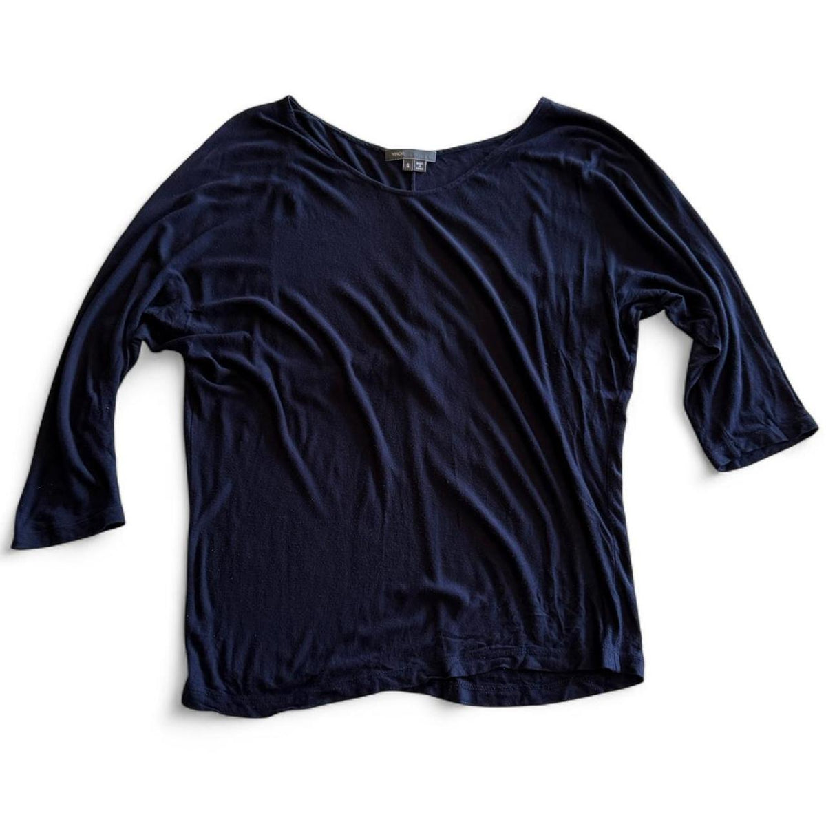 Vince Raglan 3/4 Sleeve Blouse Corporate Soft Fall Layering