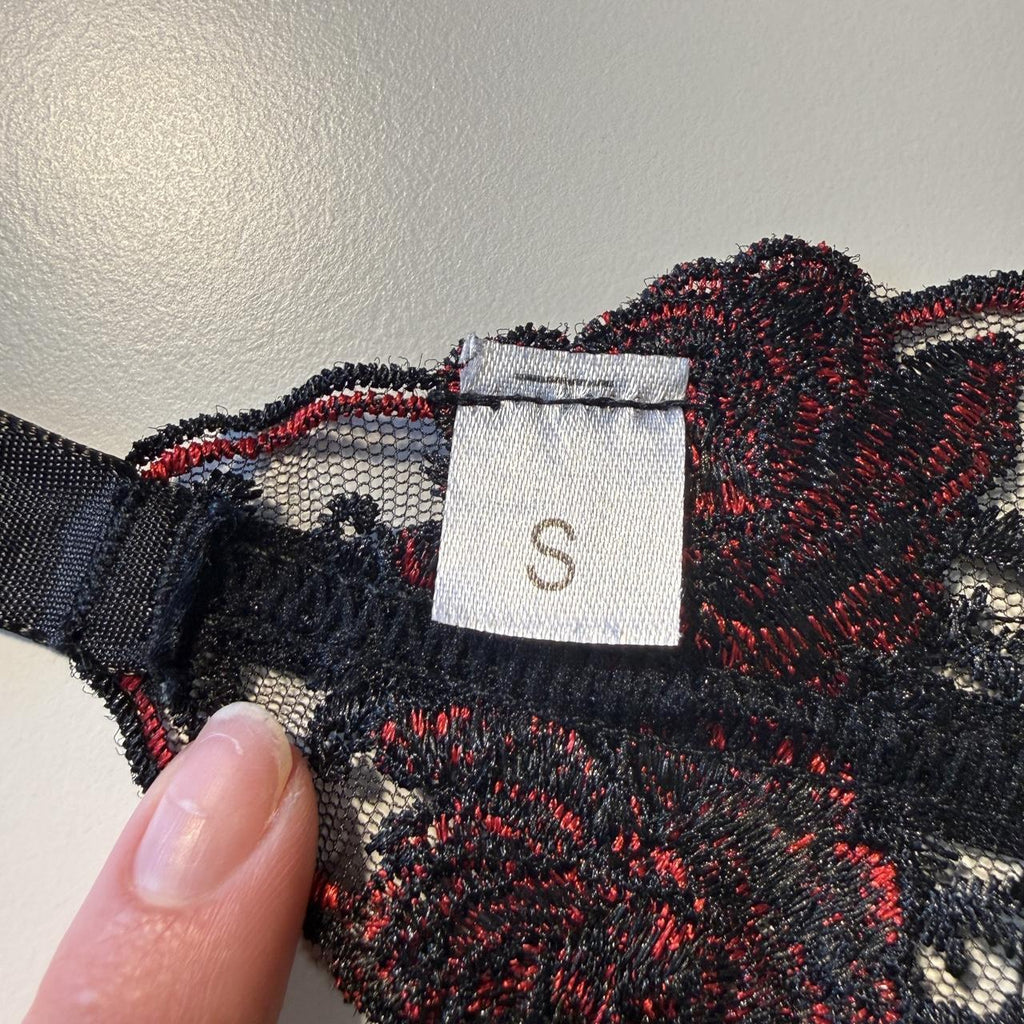 Garter Corset Belt Lingerie Accessory Size Small Bow Detail