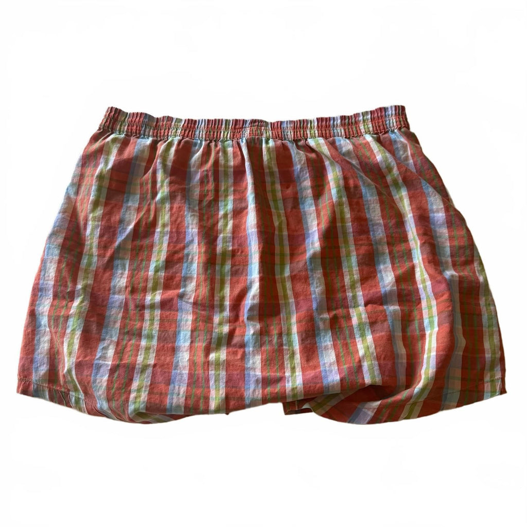 Vintage Neiman Marcus Men's Plaid Madras Shorts Made in Italy Preppy Euro Sz M