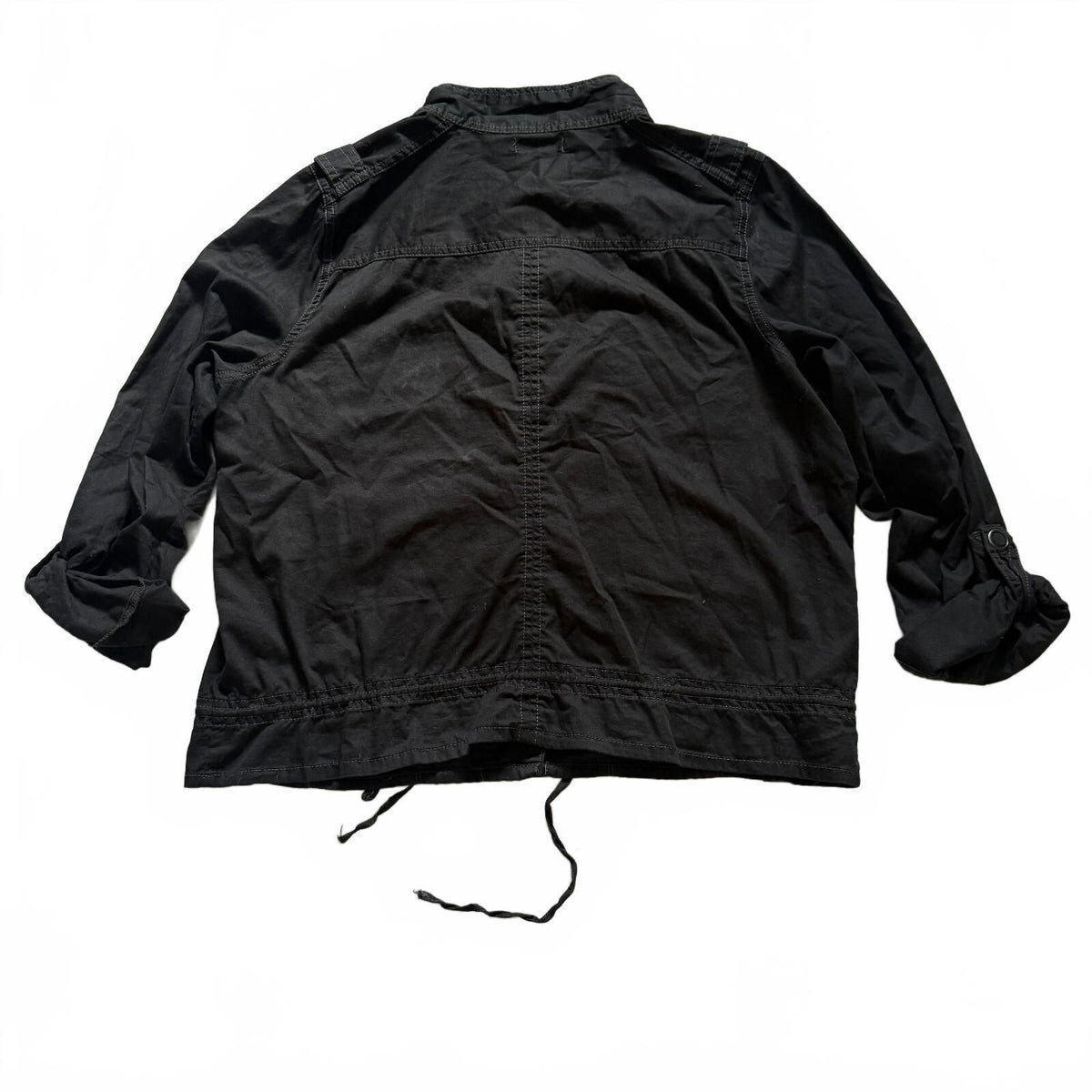 thriftalina Maurices Lightweight Fall Layering Jacket Cozy Bella Swan Girly Button Detail