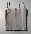 Artizia Babaton Sculpt Knit Cami Ribbed Tank Top XS White Model Off Duty Office