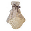 Y2K Juniors Strapless Sparkly High Low Formal Dress Ribbon Detail Fairy