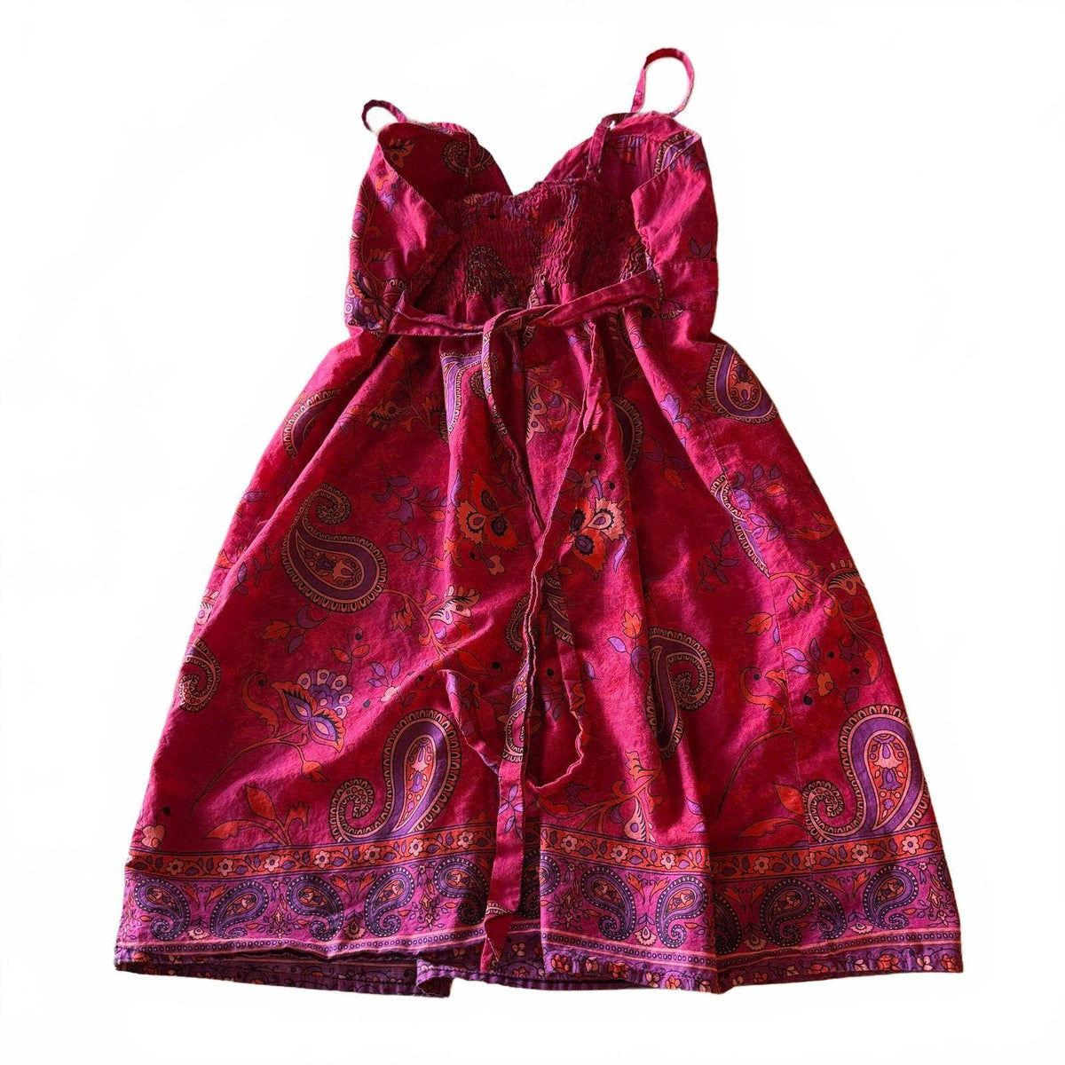 thriftalina No Boundaries Y2K Early 2000s Fairycore Paisley Sundress Boho Cottagecore Sz L