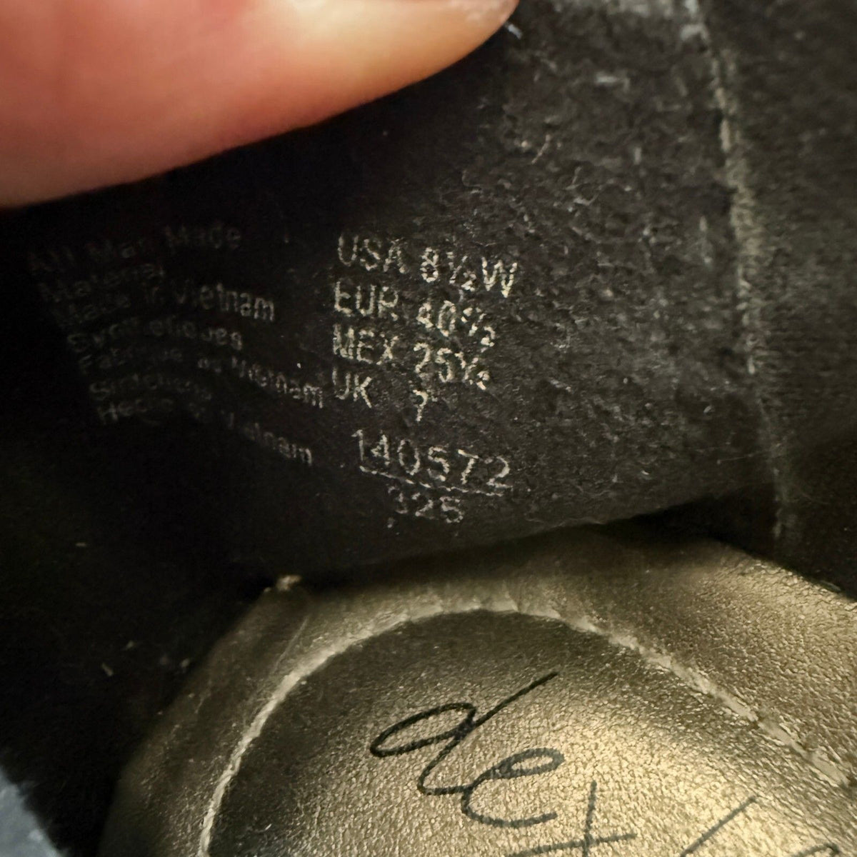 Dexflex Comfort Black Patent Cap Toe Ballet Flats Comfort Shoes 8.5W