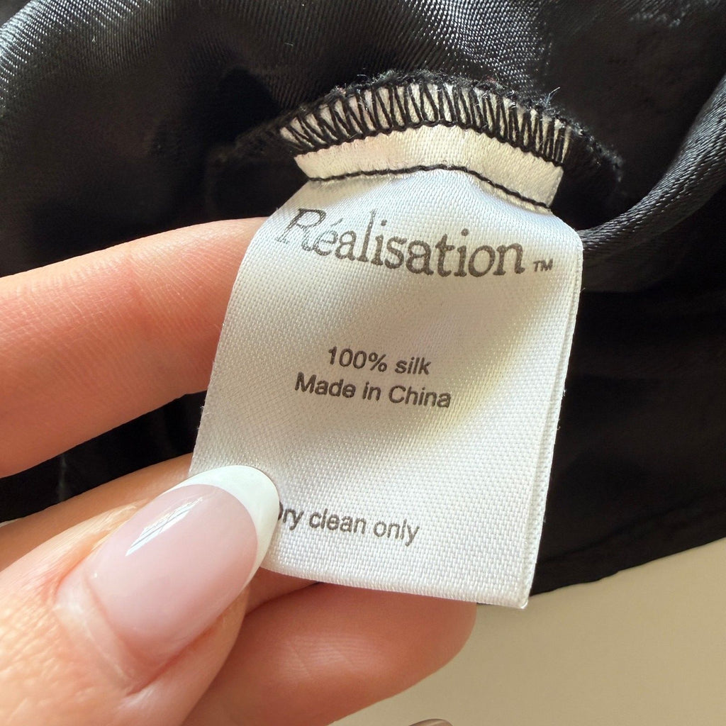 Realisation Par Jacquard Emile Mini Dress SIze Small Silk Shibuya Pattern